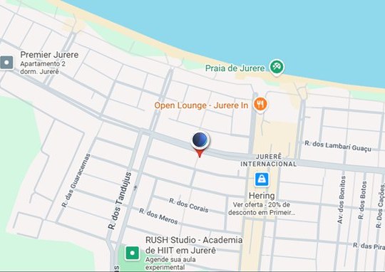 Localização em Jurerê Internacional